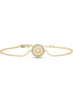 Diamond Point Geelgouden Armbanden|Armbanden Met Kleurstenen<Birthstones geelgouden armband opaal (Oktober)