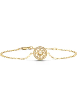 Diamond Point Geelgouden Armbanden|Armbanden Met Kleurstenen<Birthstones geelgouden armband parel (Juni)