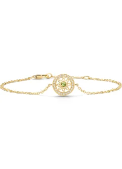 Diamond Point Geelgouden Armbanden|Armbanden Met Kleurstenen<Birthstones geelgouden armband peridoot (Augustus)