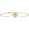 Diamond Point Geelgouden Armbanden|Armbanden Met Kleurstenen<Birthstones geelgouden armband smaragd (Mei)