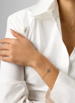 Diamond Point Geelgouden Armbanden|Armbanden Met Kleurstenen<Birthstones geelgouden armband smaragd (Mei)