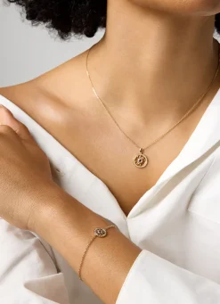 Diamond Point Losse Hangers|Geelgouden Bruidssieraden<Birthstones geelgouden hanger paarse amethist (Februari)