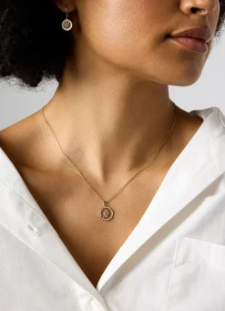 Diamond Point Geelgouden Oorsieraden|Oorsieraden Met Kleurstenen<Birthstones geelgouden oorhangers aquamarijn (Maart)