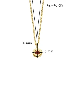 Diamond Point Colliers Met Kleurstenen<Birthstones gouden hanger met collier Juli