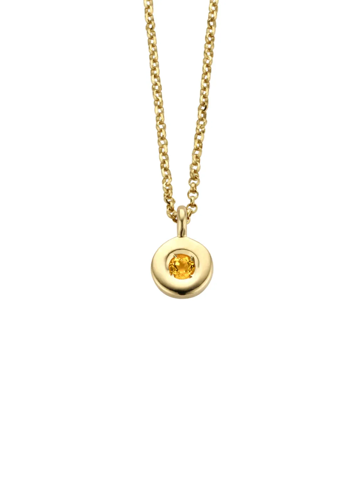 Diamond Point Colliers Met Kleurstenen<Birthstones gouden hanger met collier November