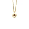 Diamond Point Colliers Met Kleurstenen<Birthstones gouden hanger met kleursteen Januari
