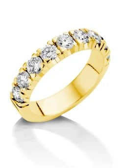 Diamond Point Alliance|Groeibriljant Ringen<Geelgouden alliance ring, 1.80 ct diamant, Groeibriljant