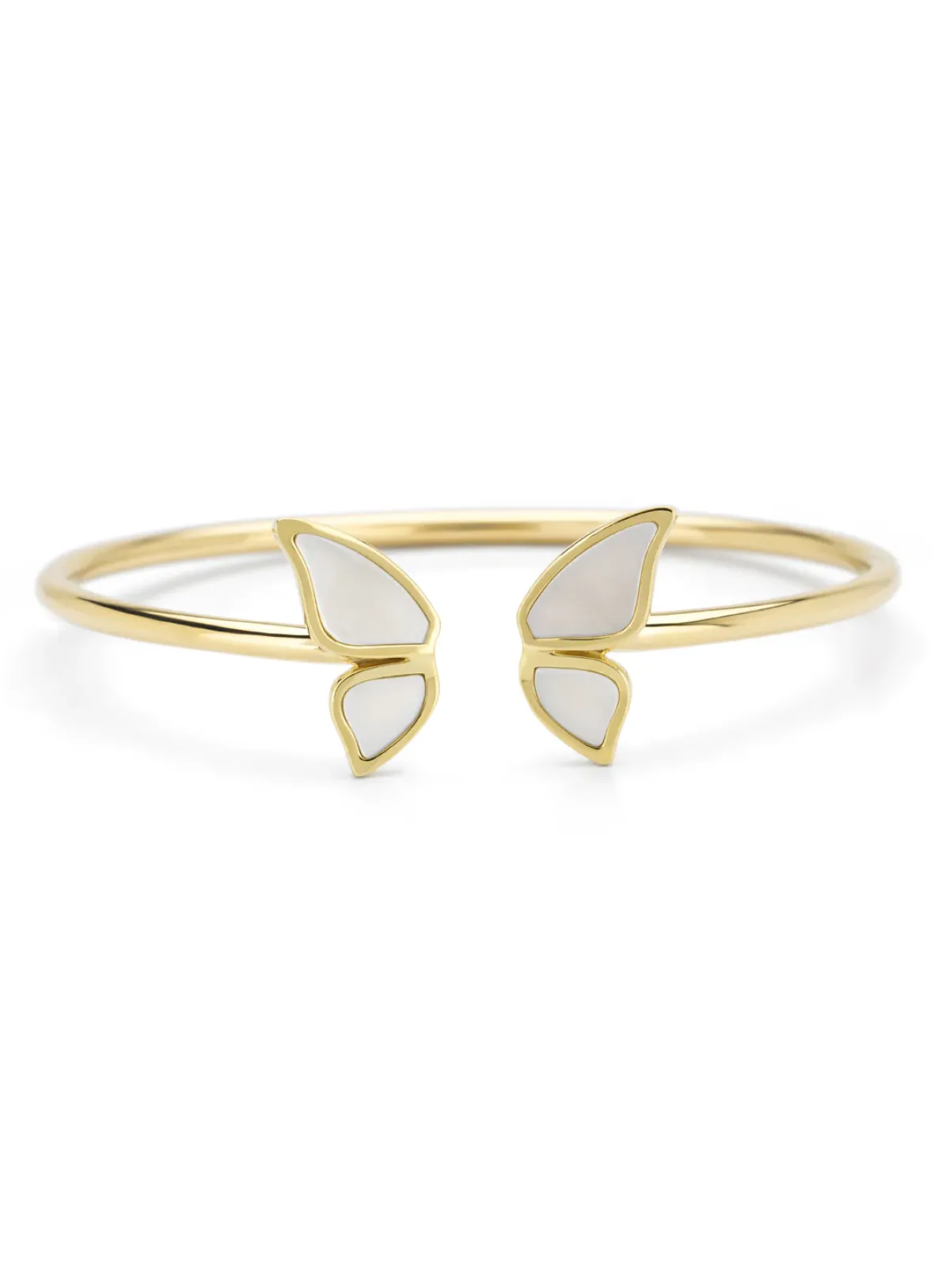 Diamond Point Geelgouden Armbanden|Parel Armbanden<Geelgouden armband Butterfly Kisses