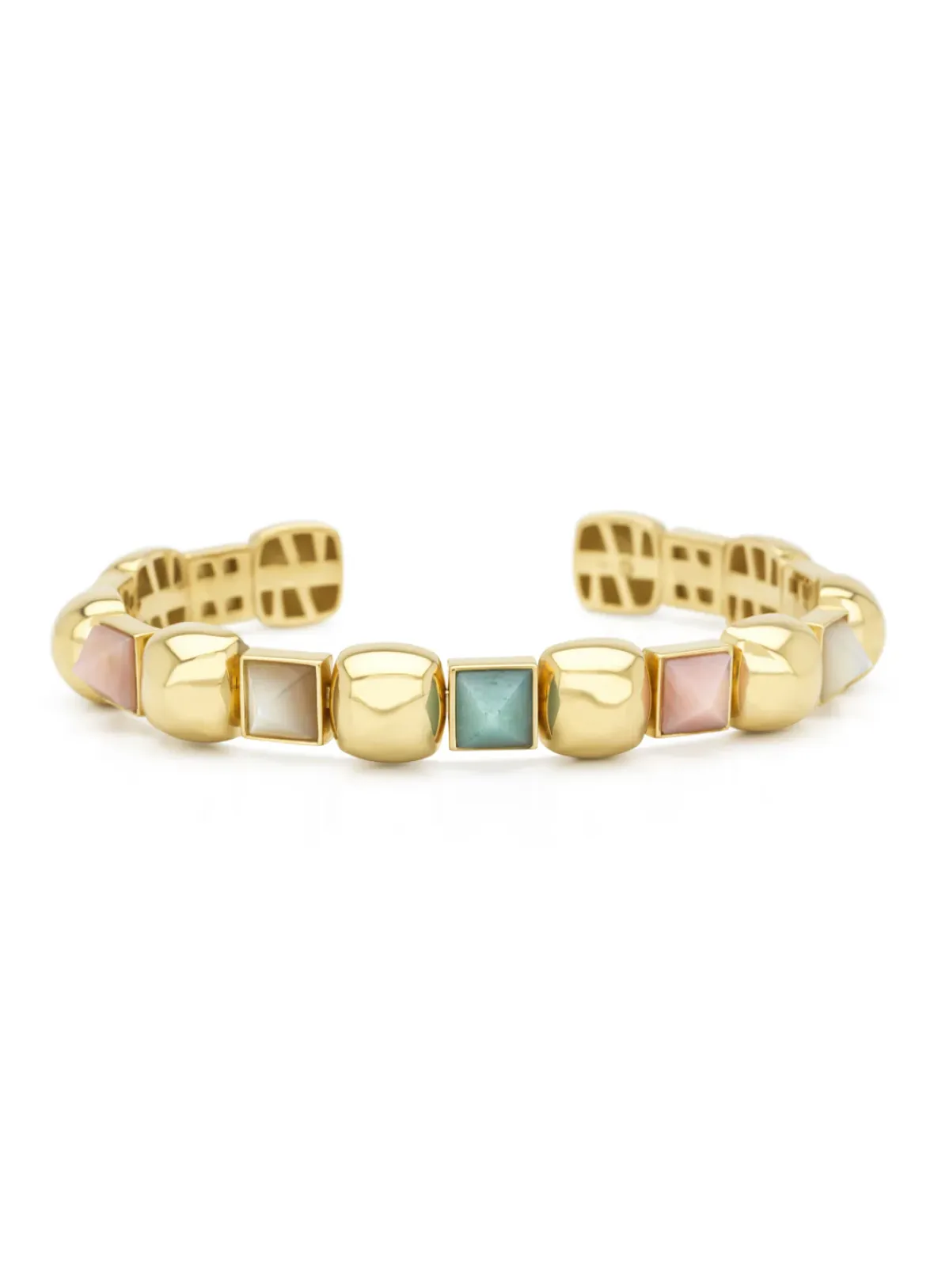 Diamond Point Geelgouden Armbanden|Exclusieve Armbanden<Geelgouden armband, 3.00 ct amazoniet, Gallery