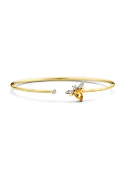 Diamond Point Geelgouden Armbanden|Armbanden Met Kleurstenen<Geelgouden armband, 0.71 ct citrien, Queen Bee