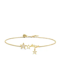 Diamond Point Geelgouden Armbanden|Fijne Armbanden<Geelgouden armband, 0.08 ct diamant, Cosmic