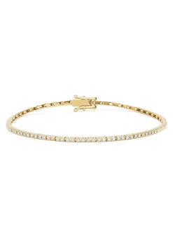 Diamond Point Geelgouden Armbanden|Diamanten Armbanden<Geelgouden armband, 0.25 ct diamant, Ensemble