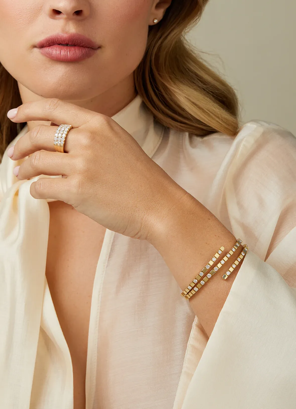 Diamond Point Geelgouden Armbanden|Diamanten Armbanden<Geelgouden armband, 1.50 ct diamant, Gallery