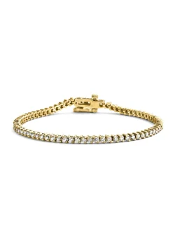 Diamond Point Geelgouden Armbanden|Diamanten Armbanden<Geelgouden armband, 2.00 ct diamant, Hearts & Arrows