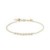 Diamond Point Geelgouden Armbanden|Fijne Armbanden<Geelgouden armband, 0.11 ct diamant, Joy