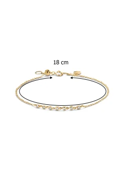 Diamond Point Geelgouden Armbanden|Fijne Armbanden<Geelgouden armband, 0.11 ct diamant, Joy
