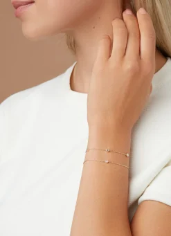 Diamond Point Geelgouden Armbanden|Diamanten Armbanden<Geelgouden armband, 0.08 ct diamant, Joy