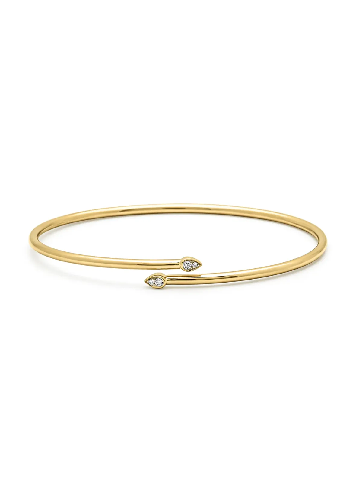 Diamond Point Geelgouden Armbanden|Diamanten Armbanden<Geelgouden armband, 0.05 ct diamant, La Dolce Vita
