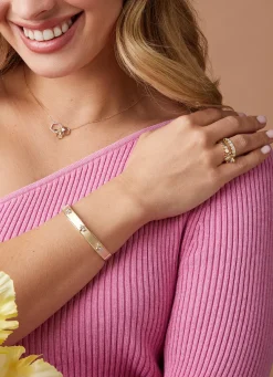 Diamond Point Geelgouden Armbanden|Diamanten Armbanden<Geelgouden armband, 0.06 ct diamant, Queen Bee