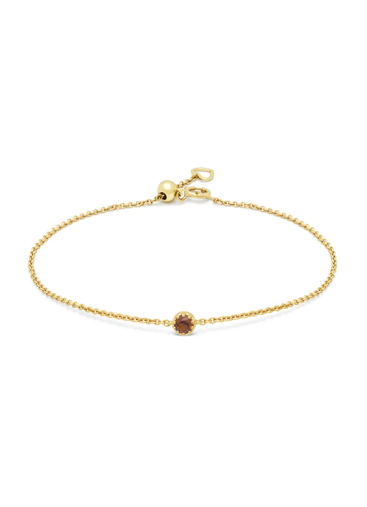 Diamond Point Geelgouden Armbanden|Armbanden Met Kleurstenen<Geelgouden armband, 0.13 ct granaat, Joy