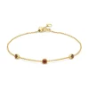 Diamond Point Geelgouden Armbanden|Armbanden Met Kleurstenen<Geelgouden armband, 0.39 ct granaat, Joy