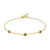 Diamond Point Geelgouden Armbanden|Armbanden Met Kleurstenen<Geelgouden armband, 0.32 ct groene tourmalijn, Joy