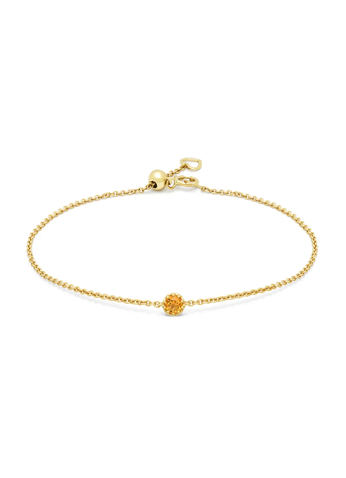 Diamond Point Geelgouden Armbanden|Armbanden Met Kleurstenen<Geelgouden armband, 0.10 ct madeira citrien, Joy