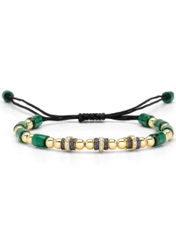 Diamond Point Geelgouden Armbanden|Armbanden Met Kleurstenen<Geelgouden armband, 16.57 ct malachiet, Ensemble
