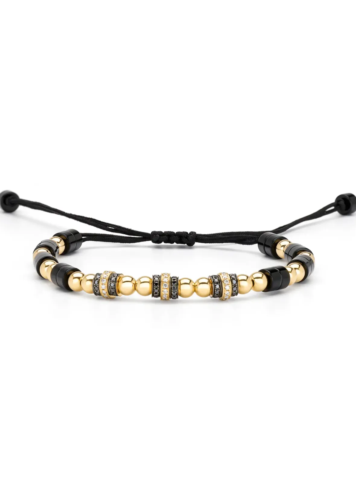 Diamond Point Geelgouden Armbanden|Geelgouden Bruidssieraden<Geelgouden armband, 10.36 ct onyx, Ensemble