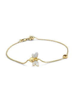 Diamond Point Geelgouden Armbanden|Armbanden Met Kleurstenen<Geelgouden armband, 0.10 ct rookkwarts, Queen Bee