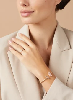 Diamond Point Geelgouden Armbanden|Armbanden Met Kleurstenen<Geelgouden armband, 0.36 ct roze saffier, Butterfly Kisses