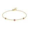 Diamond Point Geelgouden Armbanden|Armbanden Met Kleurstenen<Geelgouden armband, 0.36 ct roze toermalijn, Joy