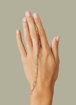 Diamond Point Geelgouden Armbanden|Armbanden Met Kleurstenen<Geelgouden armband, 0.28 ct topaas, Ensemble