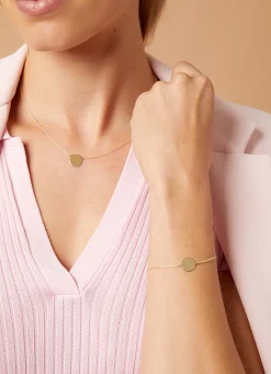 Diamond Point Geelgouden Armbanden|Fijne Armbanden<Geelgouden armband Marigold