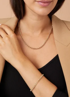 Diamond Point Geelgouden Armbanden|Geelgouden Bruidssieraden<Geelgouden armband Timeless Treasures 19 cm