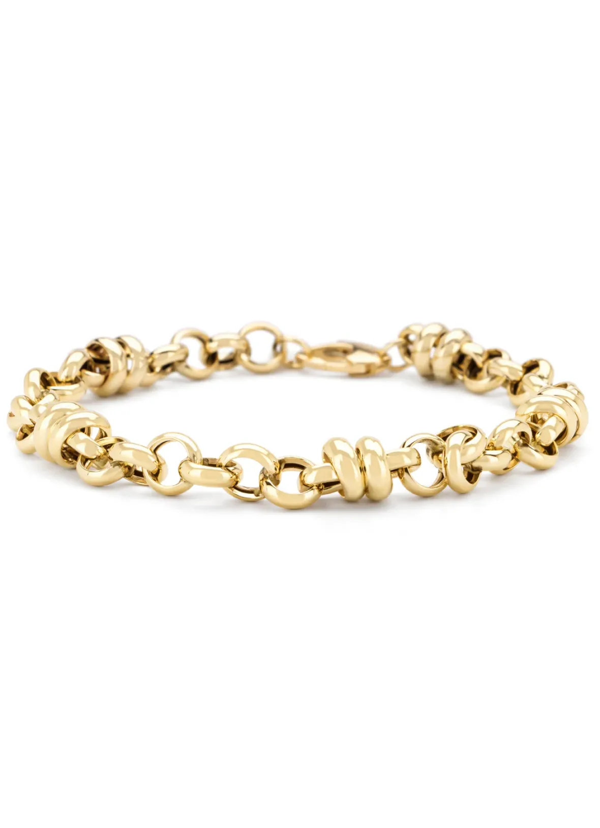 Diamond Point Geelgouden Armbanden|Schakelarmbanden<Geelgouden armband Timeless Treasures 20 cm