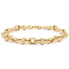 Diamond Point Geelgouden Armbanden|Schakelarmbanden<Geelgouden armband Timeless Treasures 19 cm