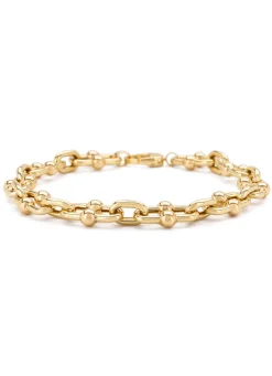 Diamond Point Geelgouden Armbanden|Schakelarmbanden<Geelgouden armband Timeless Treasures 19 cm