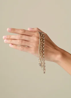 Diamond Point Geelgouden Armbanden|Schakelarmbanden<Geelgouden armband Timeless Treasures 20 cm