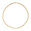 Diamond Point Geelgouden Colliers|Schakel Colliers<Geelgouden collier Closed Forever 45 cm