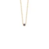 Diamond Point Geelgouden Colliers|Colliers Met Kleurstenen<Geelgouden collier, 0.05 ct blauwe saffier, Joy