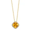 Diamond Point Geelgouden Colliers|Colliers Met Kleurstenen<Geelgouden collier, 1.56 ct citrien, Fiësta