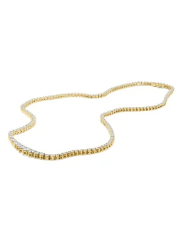 Diamond Point Geelgouden Colliers|Diamanten Colliers<Geelgouden collier, 7.63 ct diamant, Hearts & Arrows