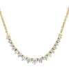Diamond Point Geelgouden Colliers|Diamanten Colliers<Geelgouden collier, 1.10 ct diamant, Hearts & Arrows