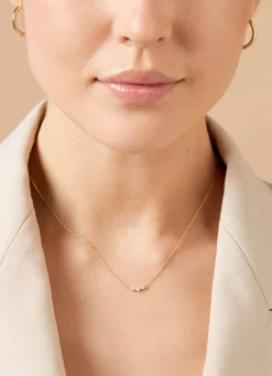 Diamond Point Geelgouden Colliers|Diamanten Colliers<Geelgouden collier, 0.11 ct diamant, Joy