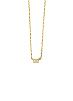 Diamond Point Geelgouden Colliers|Diamanten Colliers<Geelgouden collier, 0.05 ct diamant, Joy