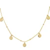 Diamond Point Geelgouden Colliers|Diamanten Colliers<Geelgouden collier, 0.03 ct diamant, Marigold