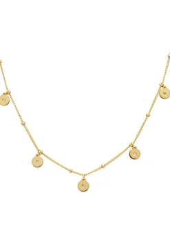 Diamond Point Geelgouden Colliers|Diamanten Colliers<Geelgouden collier, 0.03 ct diamant, Marigold