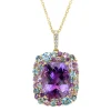 Diamond Point Geelgouden Colliers|Colliers Met Kleurstenen<Geelgouden collier, 20.39 ct paarse amethist, Gallery