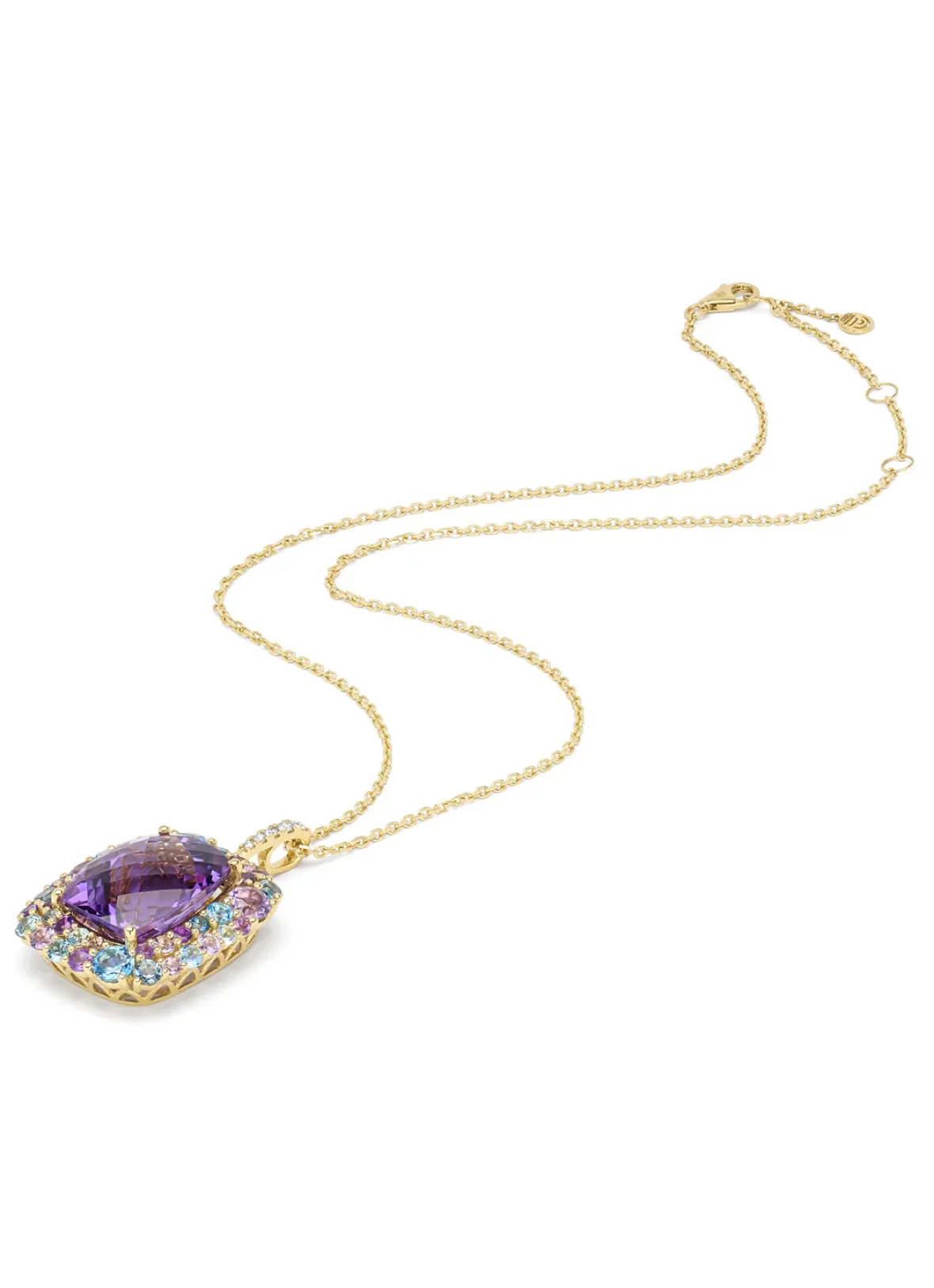 Diamond Point Geelgouden Colliers|Colliers Met Kleurstenen<Geelgouden collier, 20.39 ct paarse amethist, Gallery